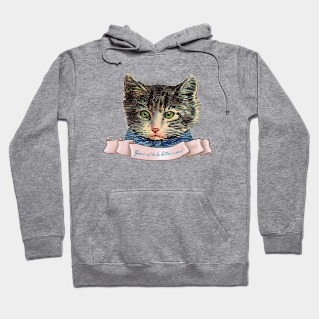 Vintage Kitty Cat Hoodie by Valya